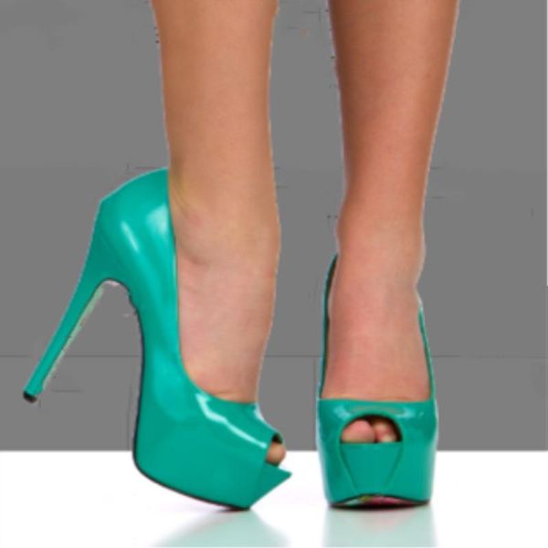 

shoes,beautiful fashion women's shoes, leather fabrics, about 14.5 cm high-heeled peep toe pumps. dress shoes, Black