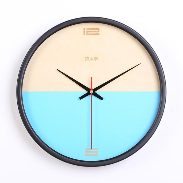 

wall clocks brife art clock single face for living room needle circular design watches home decor antique style