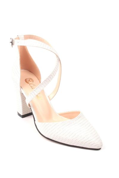 

wrist gusset square heel waterway silvery women shoes dress, Black