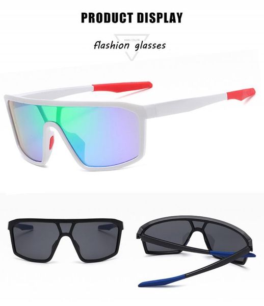 

outdoor eyewear mtb one-piece glasses 2021 cycling men lens bicycle sunglasses pc sports safety goggles uv400 cyclists