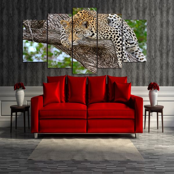 

hd printed tree african leopard painting on canvas room decoration print poster picture canvas(no frame)