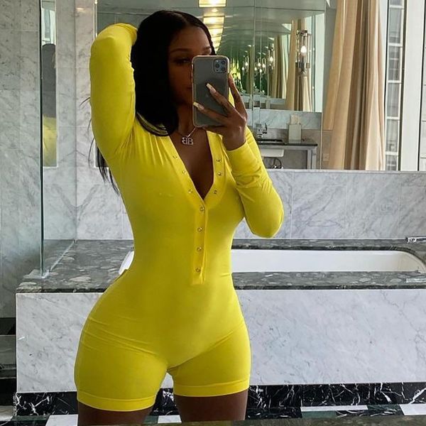 

women's leggings women long sleeve solid color letter printing bottons bodycon jumpsuit fashion party club drop, Black