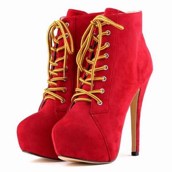 

boots large size women shoes super high heels fine with the club wind waterproof suede cloth taiwan, europe high-end w835, Black