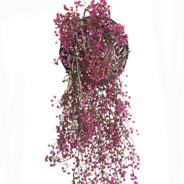 

decorative flowers & wreaths 1pc 82/120cm artificial silk flower vine hanging garland plastic plant pendant decor home garden wedding