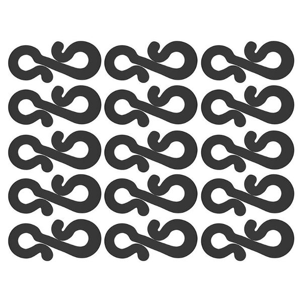 

hooks & rails 100pcs practical gutter clip light for decoration