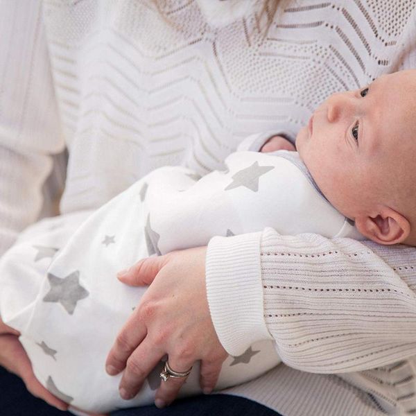

blankets & swaddling baby swaddle blanket, wrap for infant, adjustable born anti-kick organic cotton 0-6 month