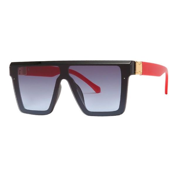 

fashion sunglasses frames aobai box outdoor gradient large frame catwalk street 21052 glasses, Black