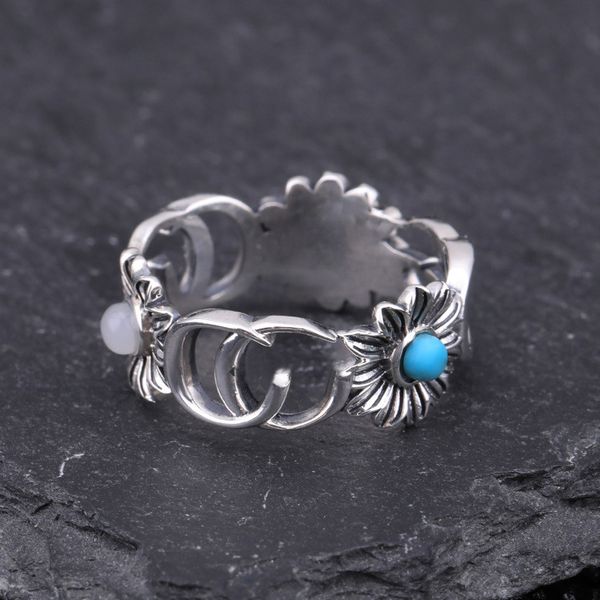 

design jewelry pure fashion men's net red 925 silver index finger ring