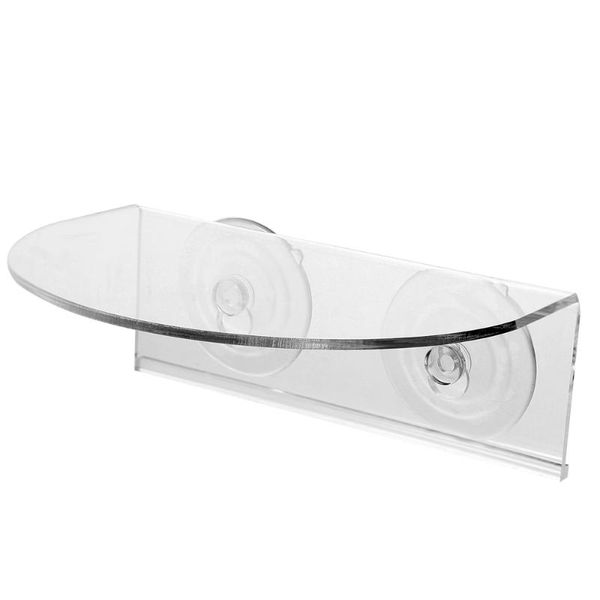 

frames 1pc acrylic spice bottle racks window shelves with suction cup (transparent)