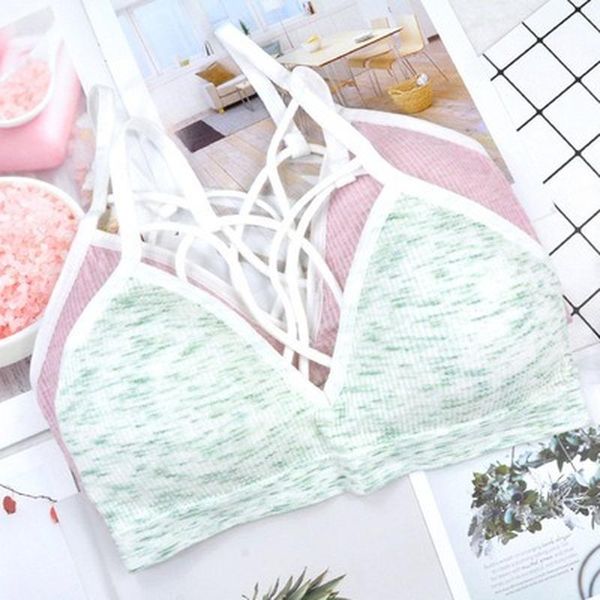 

camisoles & tanks clearance sale women tank crop female seamless lingerie intimates fashion with removable padded camisole, Black;white