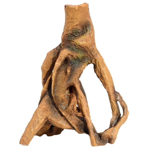 

1pc simulation tree trunk resin craft fish tank ornament stump decorations