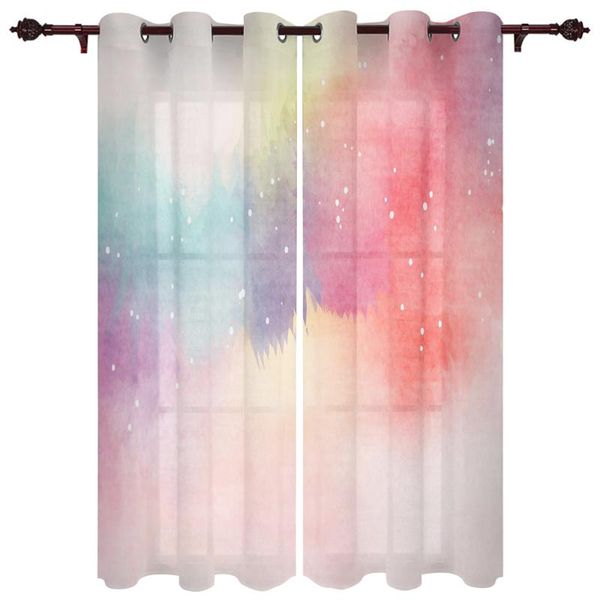 

curtain & drapes exquisite curtains watercolor painting fresh dots boys and girls bedroom modern baby room study living