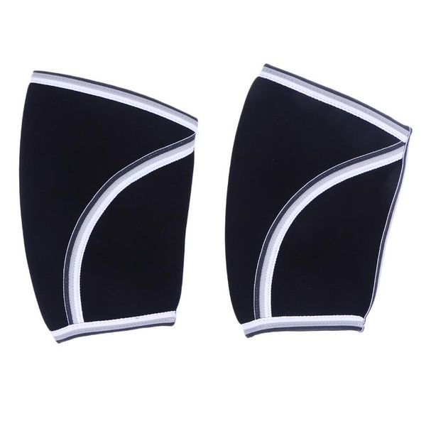 

elbow & knee pads 2pcs comfortable breathable universal weightlifting sleeves protectors neoprene sports for women men, Black;gray