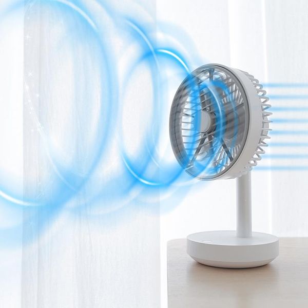 

electric fans zaiwan deskfan 120 degree shaking head height wind speed adjustable 4 4000mah usb chargeable portable