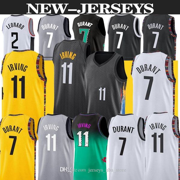 

james 13 harden jersey kevin 7 durant 11 irving basketball jersey 2020 2021 kyrie new city mens basketball jerseys sell, Black;red