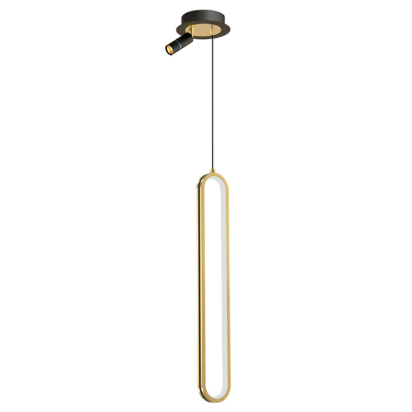

pendant lamps modern black/gold metal ring suspension bedside dining room foyer simple nordic bright drop light 40/60/80 cm 2068