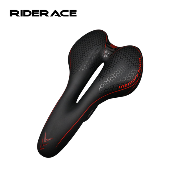 

bike saddles bicycle saddle absorbing design pu extra soft road mountain seat silica gel leather anti-skid cycling accessories