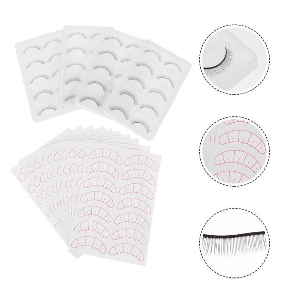 

false eyelashes 20 pairs mimic eyelash lash with 10 sheets isolated patches