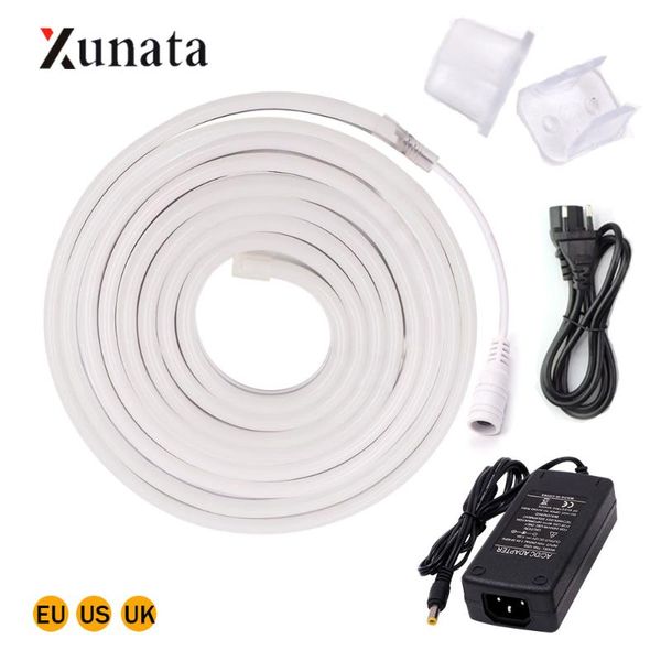 

strips dc 12v led neon light smd2835 120 stip tape 6x12mm sign waterproof flexible soft wire ribbon for decoration