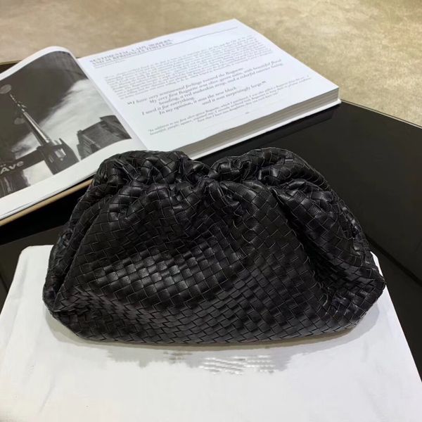 

7 star excellent quality italy real leather evening bags genuine sheepskin vintage european party bag fashion it cloudy big wallet