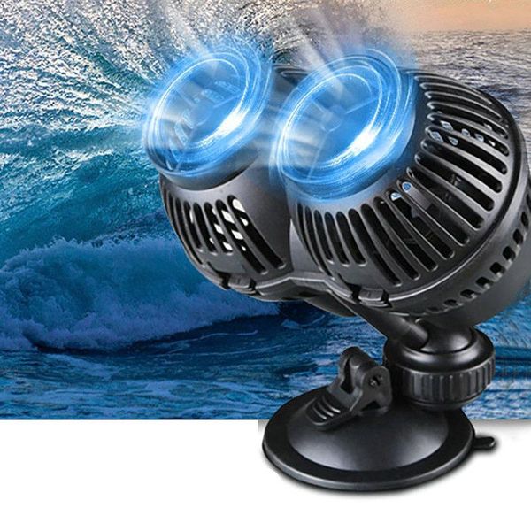 

air pumps & accessories circulation aquarium wave maker water pump wavemaker suction fish tank 3/6/12/24/48w multi power 220v double surf