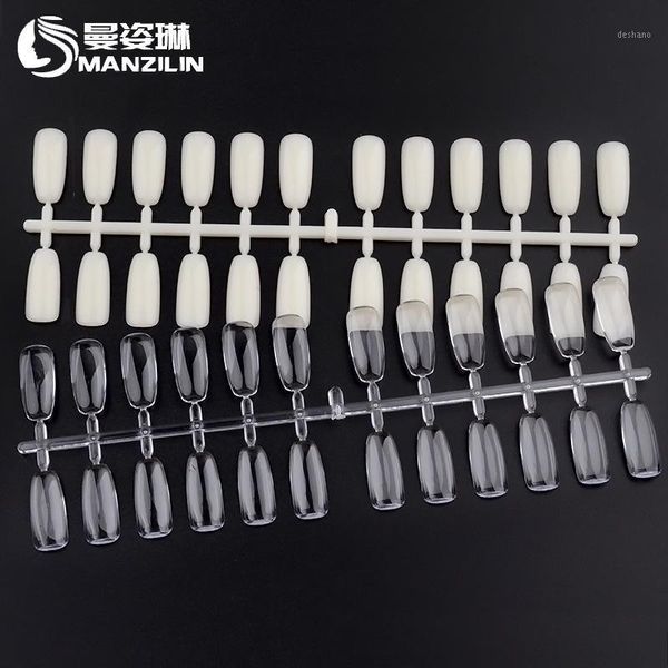 

nail color card show tip model flat round 120 piece1, Red;gold