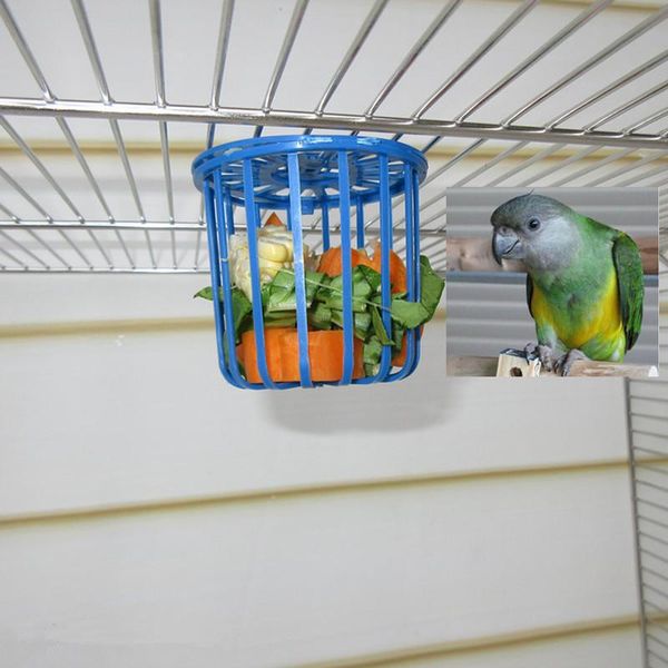 

other bird supplies creative parrot utensils fruit vegetable holder cage basket hanging feeder container
