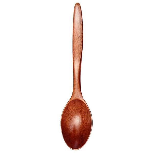 

spoons 2pcs/lot 18cm wave wood spoon flatware kitchen honey soup cream ice tool coffee dessert stirring m4e3