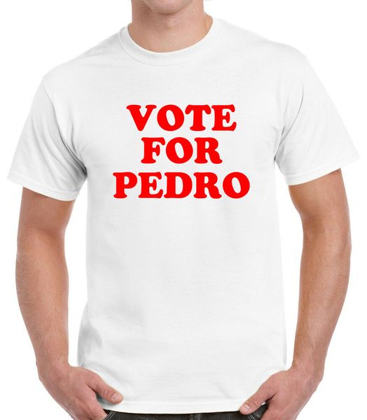 

vote for pedro t-shirt usa size, White;black
