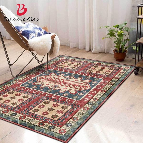 

carpets bubble kiss arrival 2021 ethnic style carpet classical geometric pattern design home decor rug washable el bedside