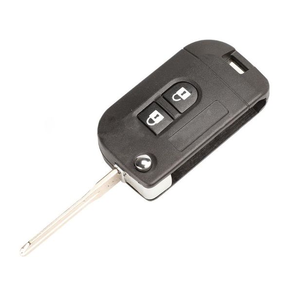 

interior decorations 2 button conversion flip keychain box for navara micra qashqai note x-trail plastic + metal 100% brand