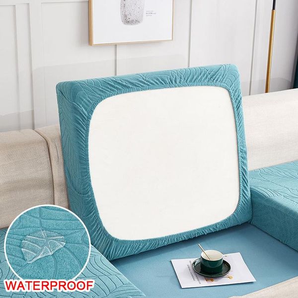 

cushion/decorative pillow thick jacquard waterproof sofa seat cushion cover elastic furniture protector for pets kids washable 1/2/3/4