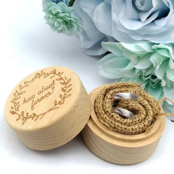 

jewelry pouches, bags personalized rustic wedding wooden ring box trinket storage container holder custom rings bearer blank diy, Pink;blue