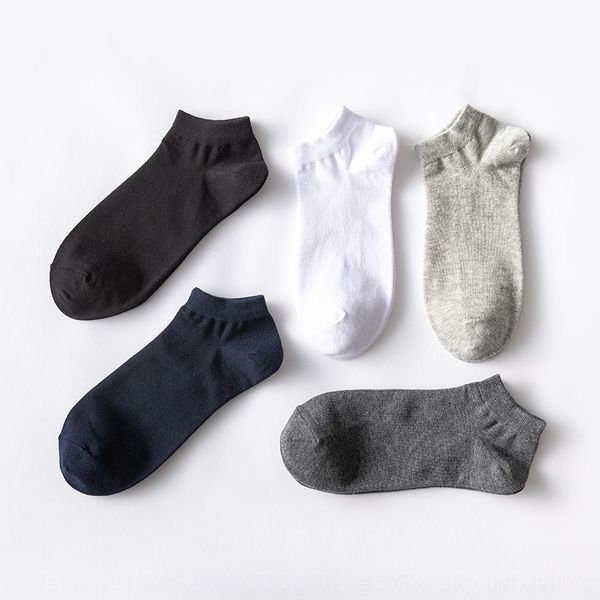 

wkz cotton sports fashion comfortable men's and summer skin simple socks breathable fit elastic soft hosiery socks, Black;white