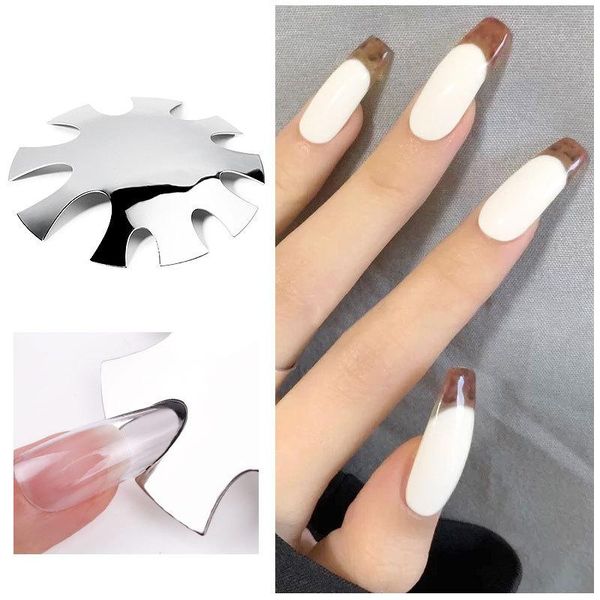 

nail art kits french tips line edge cutter clipper trimmer form template tools