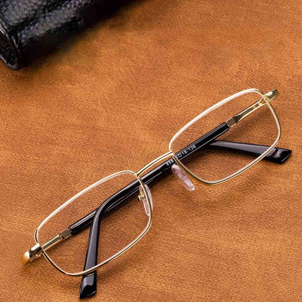 

luxury designer glasses glass reading glasses men women natural crystal lens diopter eyewear anti scratch anti-fatigue eye protect read +100, White;black