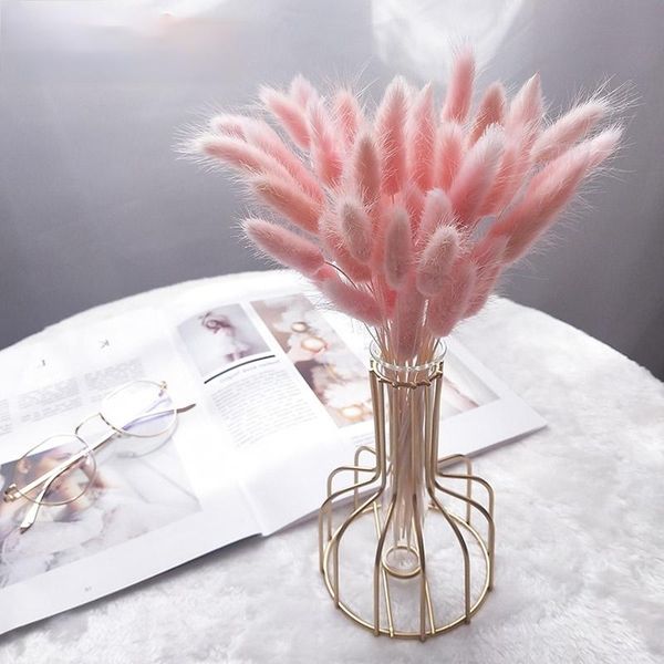 

decorative flowers & wreaths 2021bulrush natural dried artificial plants branch colorful ins pampas grass phragmites fake flower wedding hom