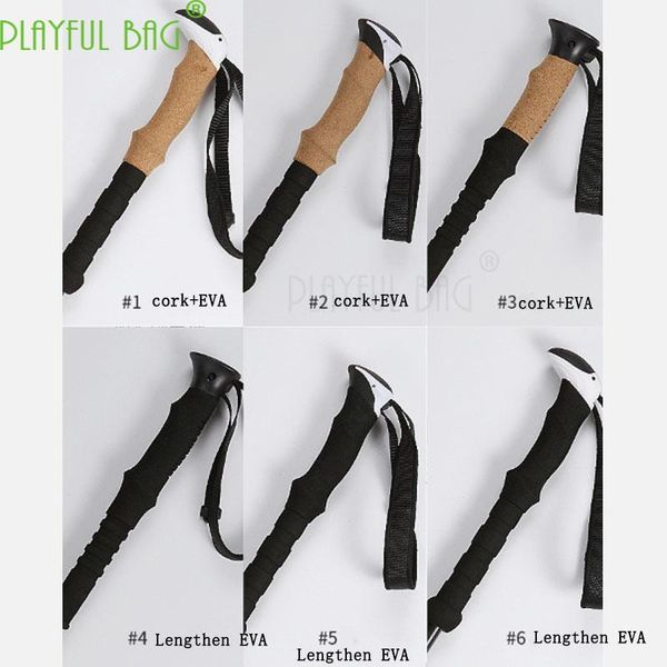 

trekking poles outdoor activity lovers ultra-light carbon three-section neutrality of external lock mountaineering cane gift zk31
