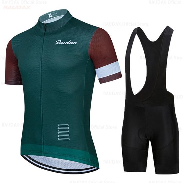 

racing sets 2021 cycling jersey set man's short sleeve bicycle clothing kit mtb bike wear triathlon uniforme, Black;blue