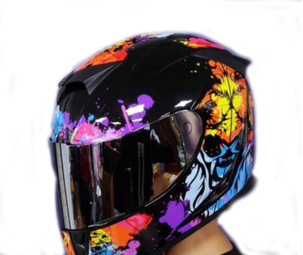 

jiekai motorcycle helmet men and women full face full-covered personality four seasons dual-lens motorcycle warm anti-fog helmet