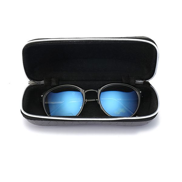 

spectacle case special for sunglasses and flat lenses, White;black