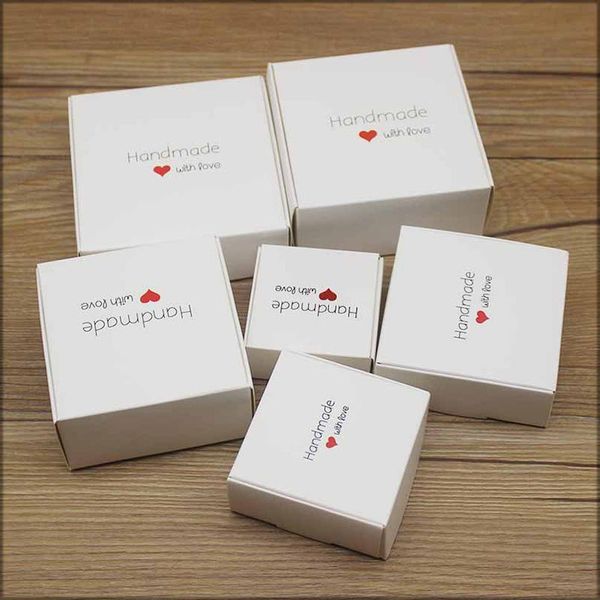 

gift wrap 50pcs kraft paper box for packaging earring jewlery boxes marbling style wedding candy decoration christmas party suppiles