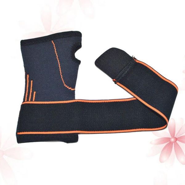 

1pc wrist brace portable practical protective band wristband for men support, Black;red