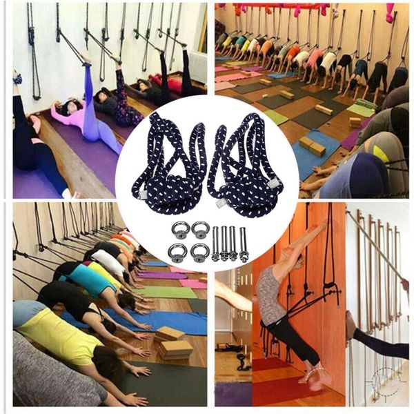 

aerial yoga belt fitness training durable rope pilates home sports equipment gym portable anti gravity workout resistance band bands