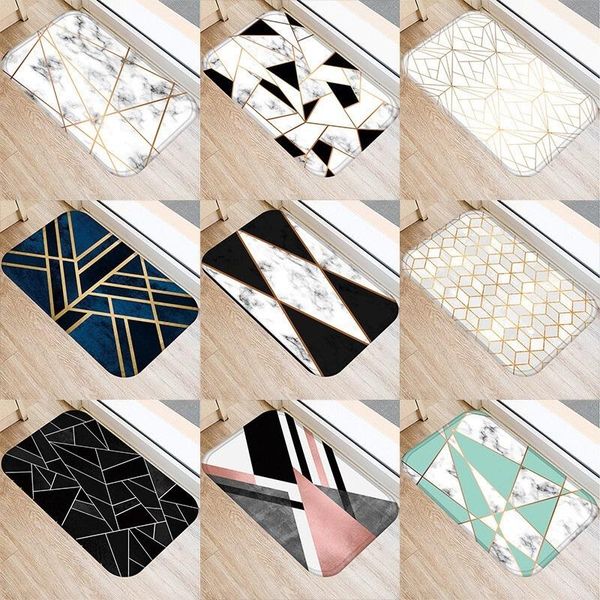 

carpets marble door mat hallway balcony kitchen mats er anti-slip modern rug living room bathroom carpet doormats bath 48267