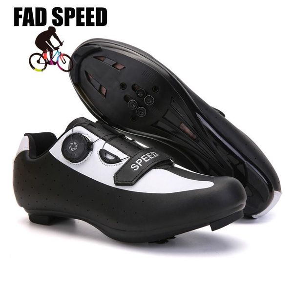 

road cycling shoes mtb sneakers men bicycle man outdoor sport sapatilha ciclismo self-locking spd racing bike footwear, Black