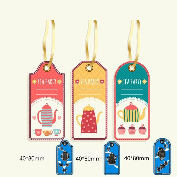

painting supplies metal cutting dies bookmark tea scrapbook paper decoration embossing diy card craft 40*80 mm