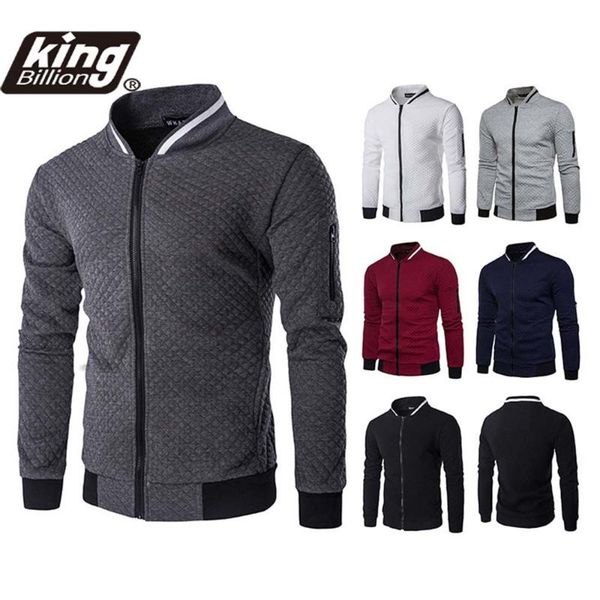 

men's jackets kb plush zip stand collar casua jacket street windbreaker coat men casual outer wear thick, Black;brown