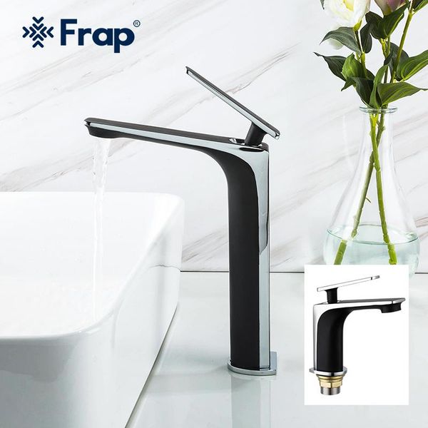 

bathroom sink faucets frap basin faucet black tap brass deck mounted mixer f1057