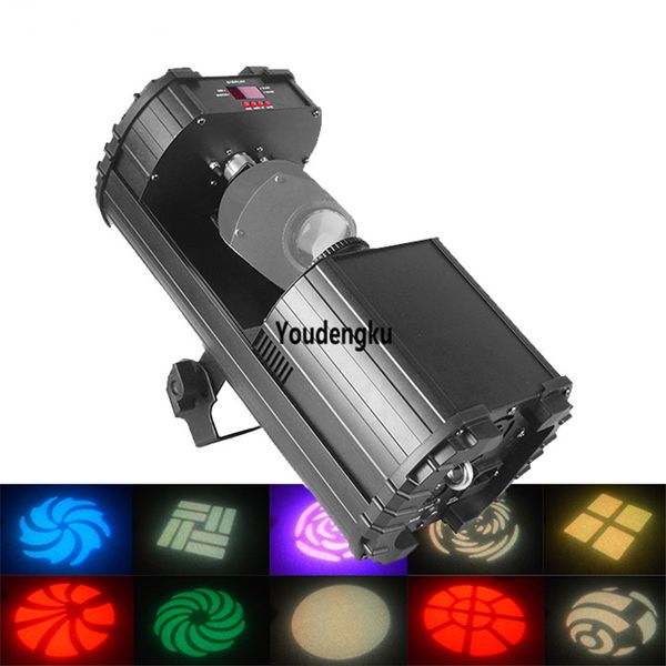 

2pcs american dj zipper 30w white dj led beam mirror roller scanner dmx light